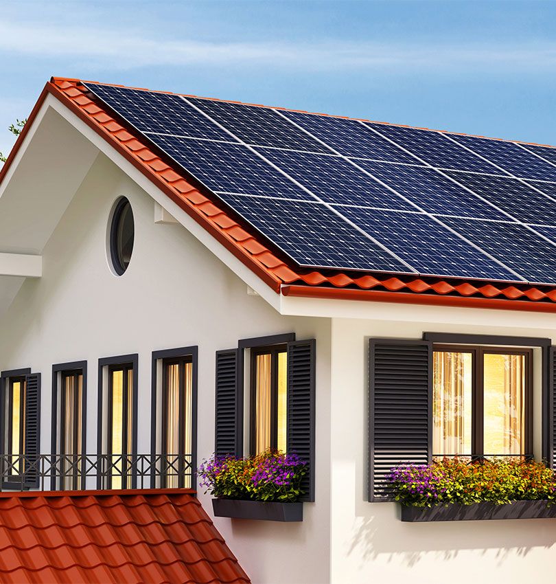 Photovoltaikanlage auf dem Dach